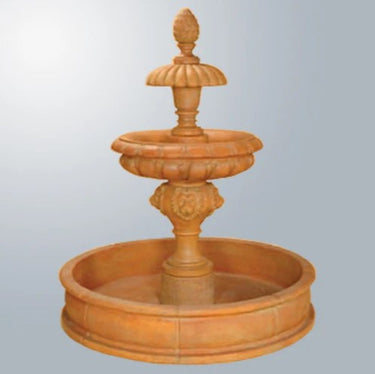 Giannini Garden Piloni Two Tier Pond Fountain